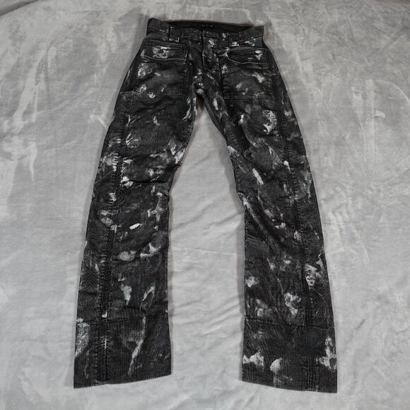 Custo Barcelona Paint Splatter Pants Mens 30x32 (Estimated) Straight Fit Gray - Picture 1 of 11